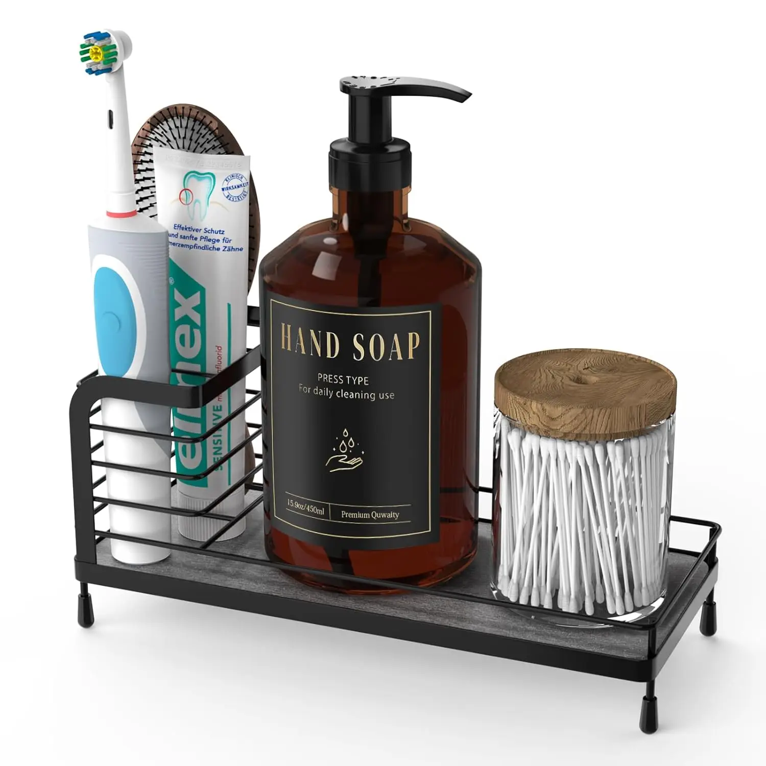 Держатели для зубных щеток, органайзер для ванной комнаты, столешница с каменным сушильным ковриком и нескользящими подушечками, держатель для электрической зубной щетки из нержавеющей стали
Держатели для зубных щеток, органайзер для ванной комнаты, столешница с каменным сушильным ковриком и нескользящими подушечками, держатель для электрической зубной щетки из нержавеющей стали