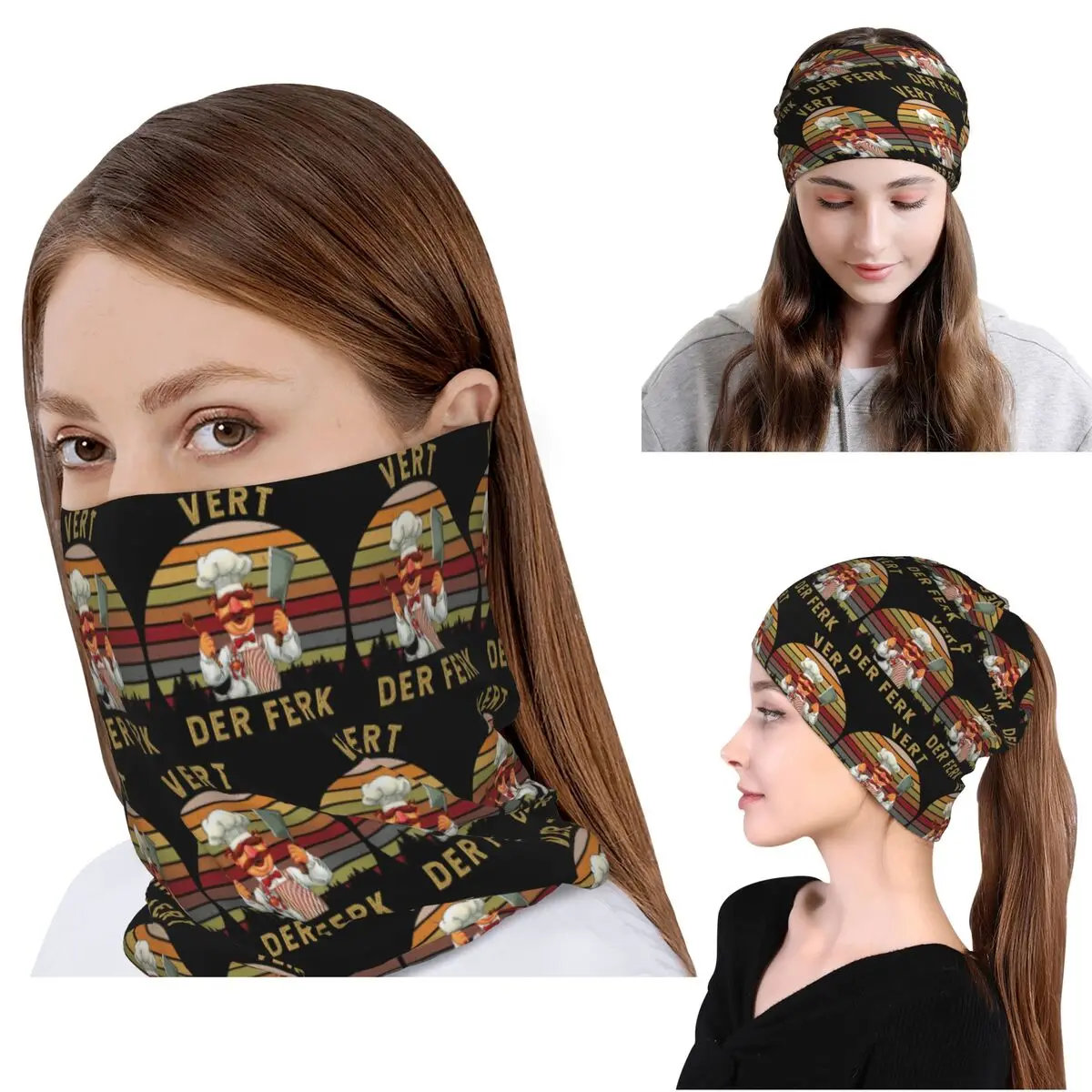 Swedish Chef Bandana Neck Gaiter Magic Scarf Warm Headwear Beanies Hat for Men Women Adult All Season
Swedish Chef Bandana Neck Gaiter Magic Scarf Warm Headwear Beanies Hat for Men Women Adult All Season