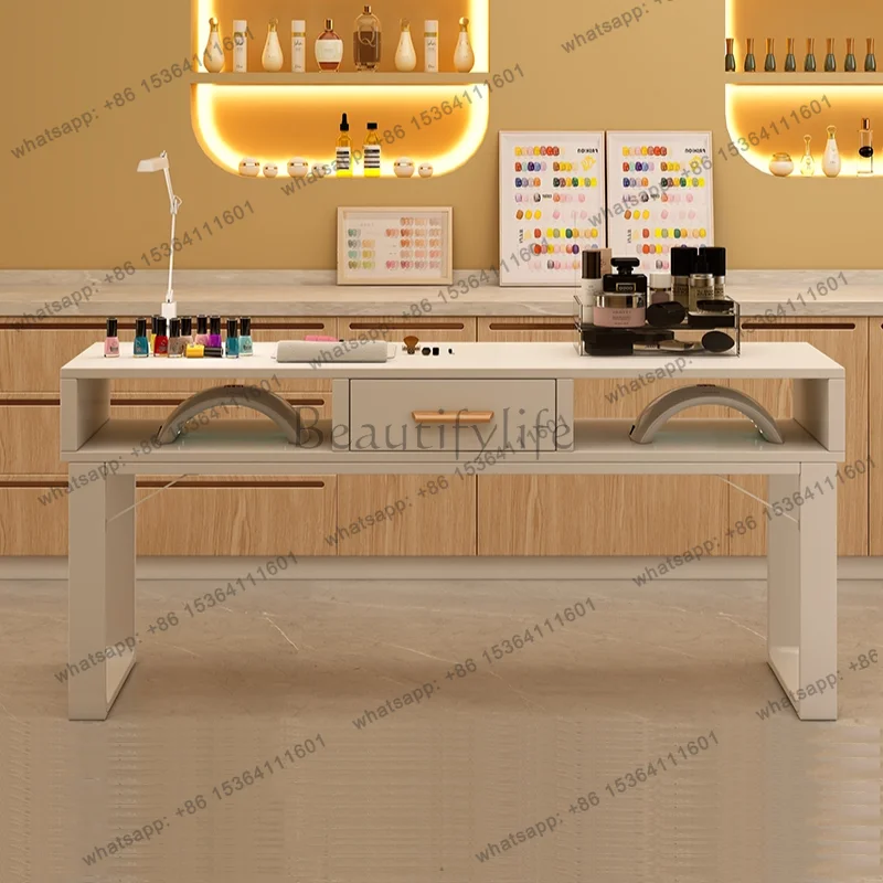 Minimalist Profesional Nail Table With Storage Modern Nordic Elegant Nail Desk Beauty Glamour Table De Manucure Saloon Furniture
Minimalist Profesional Nail Table With Storage Modern Nordic Elegant Nail Desk Beauty Glamour Table De Manucure Saloon Furniture