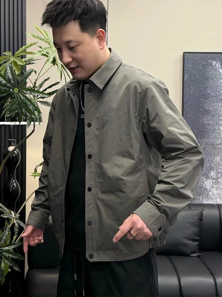 Men's Business Casual Stand Collar Jacket Spring Autumn High Quality Simple Color Top Youth Versatile Lightweight Coat
Men's Business Casual Stand Collar Jacket Spring Autumn High Quality Simple Color Top Youth Versatile Lightweight Coat