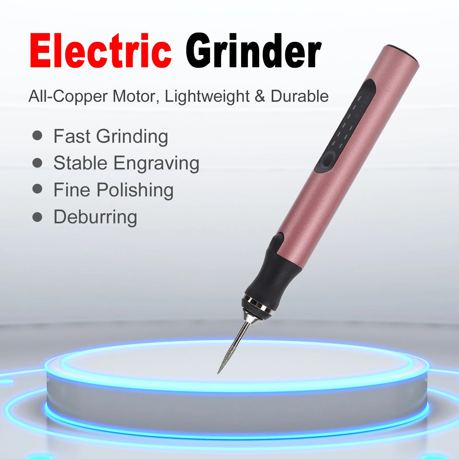 3-Speed Electric Engraving Pen Rechargeable Cordless Polishing Pen 5000-18000RPM Engraver with 20 Grinding Bit for Jewelry Metal
3-Speed Electric Engraving Pen Rechargeable Cordless Polishing Pen 5000-18000RPM Engraver with 20 Grinding Bit for Jewelry Metal
