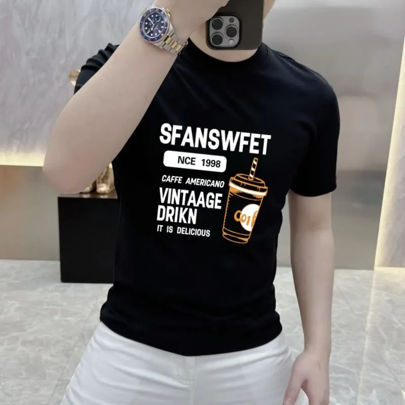 2025 summer new text graphic printed men's T-shirt short sleeve 100% cotton crew-neck printed T-shirt men's T white top
2025 summer new text graphic printed men's T-shirt short sleeve 100% cotton crew-neck printed T-shirt men's T white top