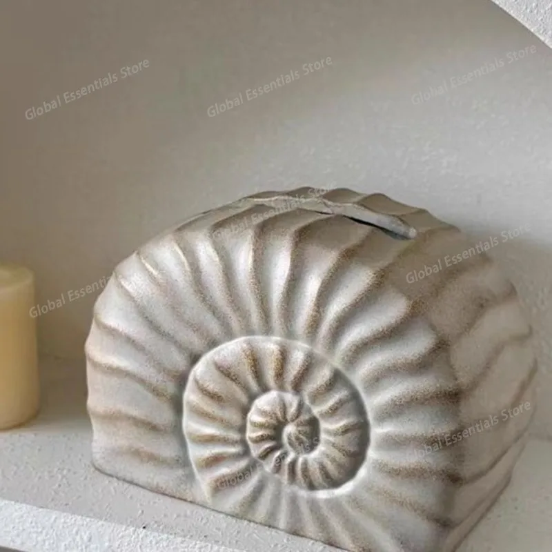 Silent Wind Ancient Conch Tissue Box Creative Advanced Sense Household Dining Table Living Room Carton Ornament
Silent Wind Ancient Conch Tissue Box Creative Advanced Sense Household Dining Table Living Room Carton Ornament