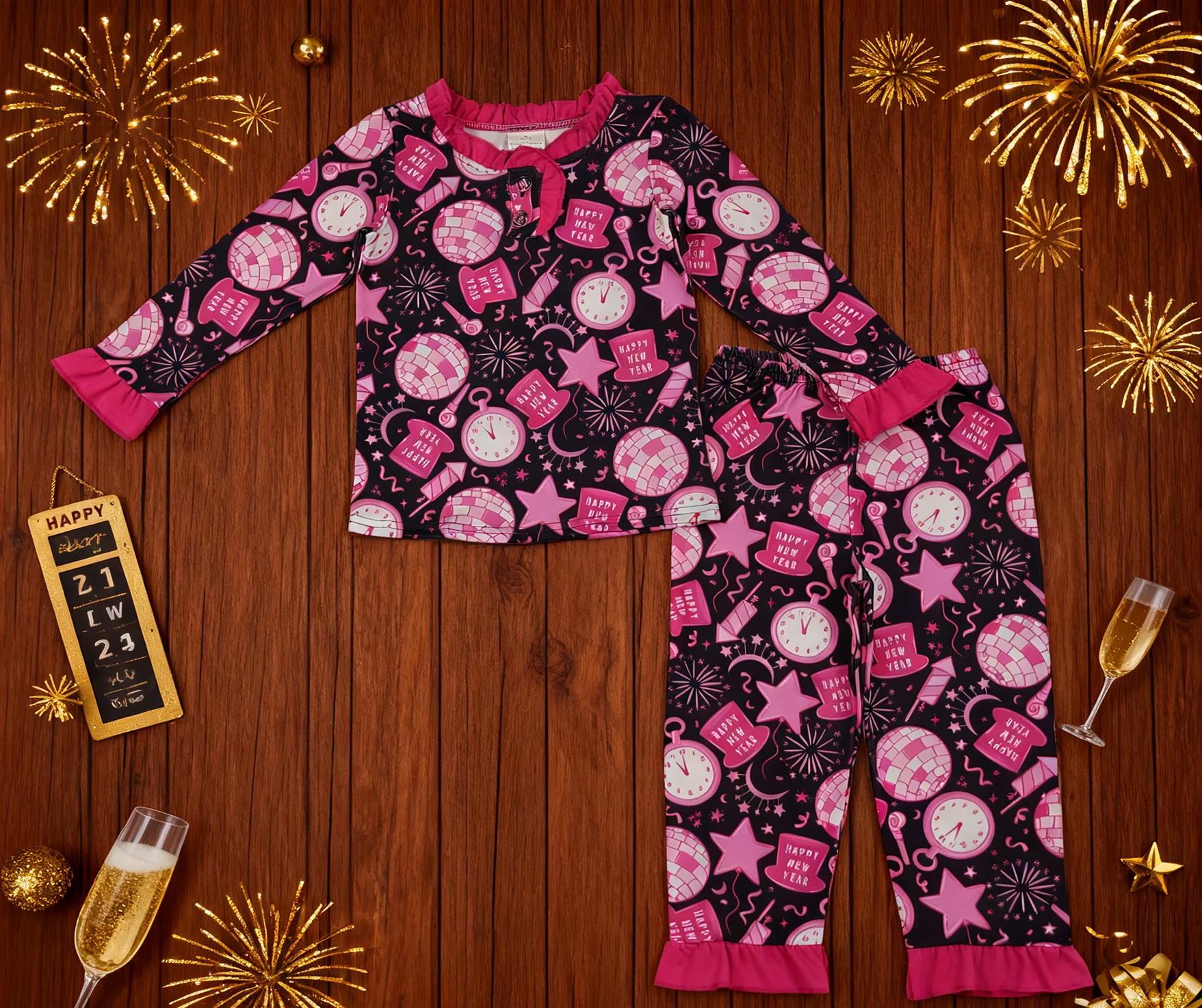 Z1010-03 GLP2771 Kids Girls Outfit Long Sleeve Top With Pants Set Children New Year Clothes
Z1010-03 GLP2771 Kids Girls Outfit Long Sleeve Top With Pants Set Children New Year Clothes