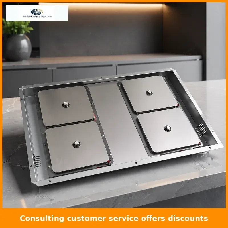 4-Head square burner invisible induction cooker
4-Head square burner invisible induction cooker