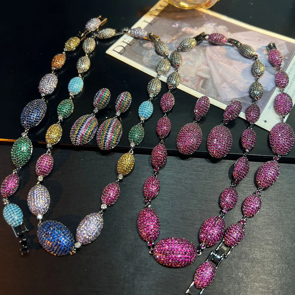 Новый роскошный великолепный высококачественный комплект с циркониевыми камнями, ожерелье, браслет, серьги, комплект ювелирных изделий, помолвка, свадьба, подарок для женщины и девушки
Новый роскошный великолепный высококачественный комплект с циркониевыми камнями, ожерелье, браслет, серьги, комплект ювелирных изделий, помолвка, свадьба, подарок для женщины и девушки