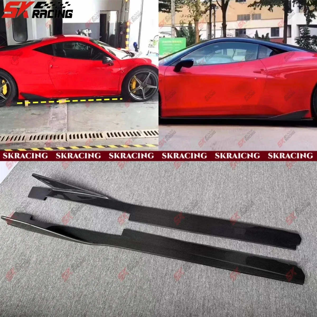 Forged/Carbon Fiber Side Skirts Lip Spoiler Fits Ferrari 458 Italia Spider 10-15
Forged/Carbon Fiber Side Skirts Lip Spoiler Fits Ferrari 458 Italia Spider 10-15