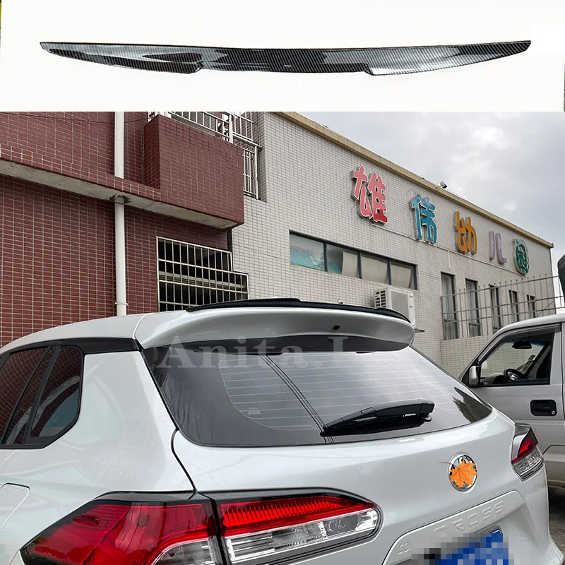 For Toyota Corolla Cross Roof Spoiler Hatchback 2020 2021 PU Plastic Carbon Look SUV Car Rear Wing Body Kit Accessories Styling
For Toyota Corolla Cross Roof Spoiler Hatchback 2020 2021 PU Plastic Carbon Look SUV Car Rear Wing Body Kit Accessories Styling