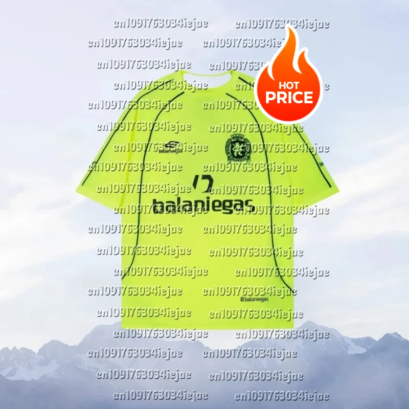 Balaniegas B Home 2024 Summer New Football Letter Embroidered Short Sleeve Men's and Women's Loose Half Sleeve T-shirt
Balaniegas B Home 2024 Summer New Football Letter Embroidered Short Sleeve Men's and Women's Loose Half Sleeve T-shirt