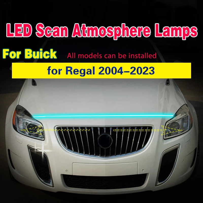 Scan Starting LED Car Hood Light Strip Fog lights Auto Decorative Ambient Lamp For Buick Regal 2004-2023 Daytime Running Light
Scan Starting LED Car Hood Light Strip Fog lights Auto Decorative Ambient Lamp For Buick Regal 2004-2023 Daytime Running Light