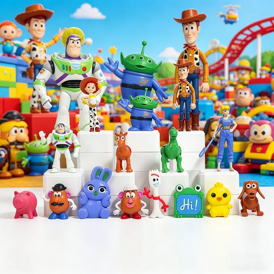 popular Random 1-24PCS Toy Story Blind Box Anime Woody Jessie Figure Cute Doll Model Statue Collectible Toy Birthday Gift for
popular Random 1-24PCS Toy Story Blind Box Anime Woody Jessie Figure Cute Doll Model Statue Collectible Toy Birthday Gift for 