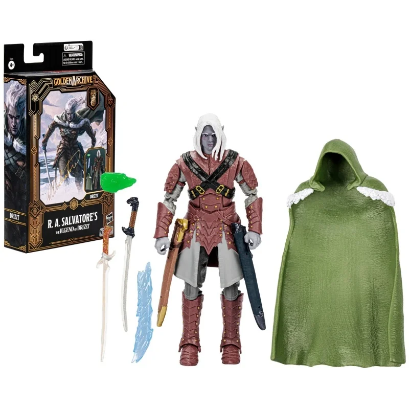 DUNGEONS & DRAGONS R.A.Salvatores The Legend of Drizzt Golden Archive Drizzt Action Figure 6-Inch D&D Action Figures Toy
DUNGEONS & DRAGONS R.A.Salvatores The Legend of Drizzt Golden Archive Drizzt Action Figure 6-Inch D&D Action Figures Toy
