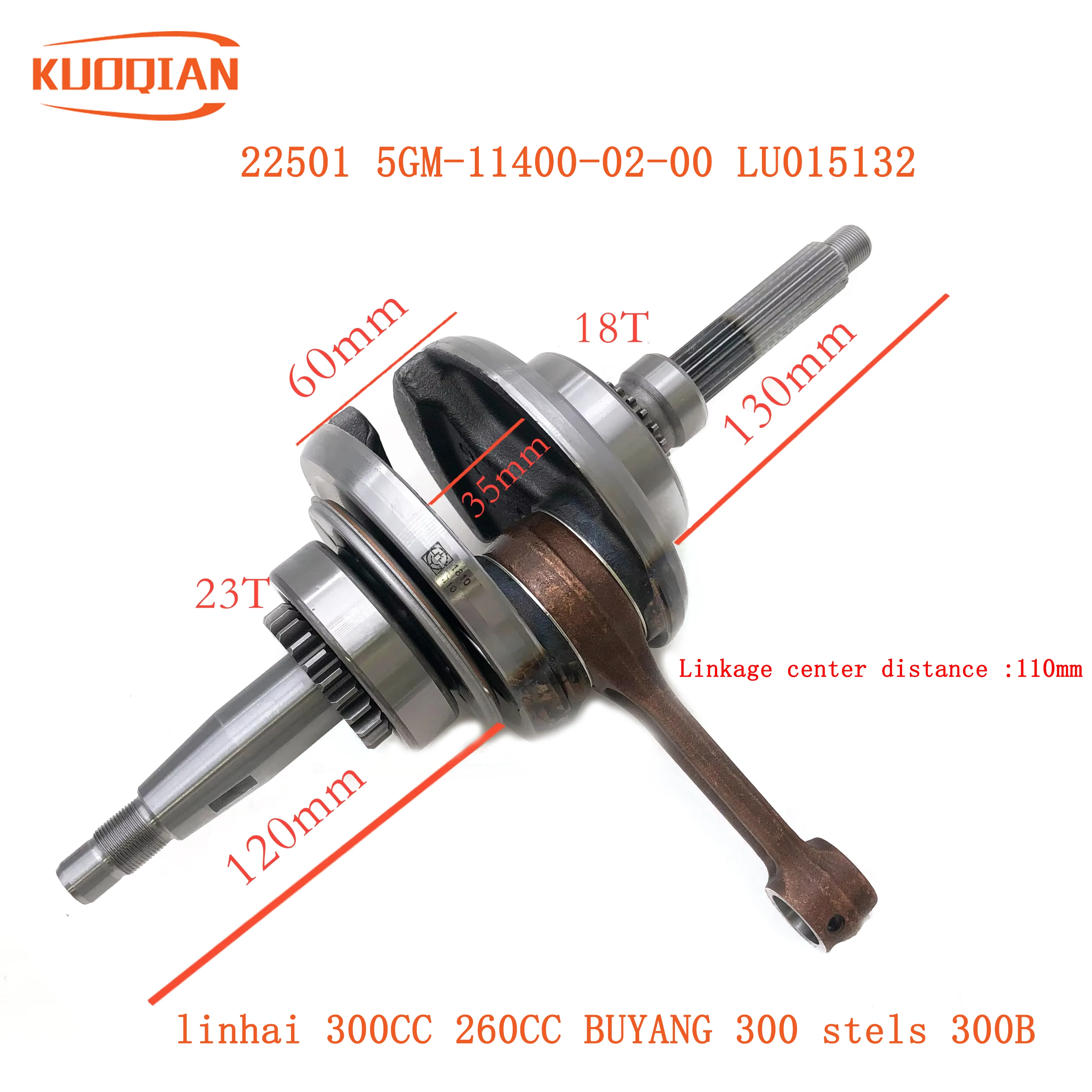 Original Linhai Crankshaft For 260 300 YP VOG Manco talon Scooter Go Kart Buggy ATV Parts 22501
Original Linhai Crankshaft For 260 300 YP VOG Manco talon Scooter Go Kart Buggy ATV Parts 22501