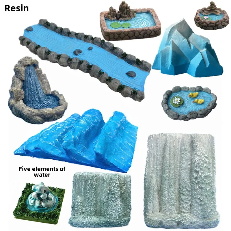 Pond Waterfall Iceberg Sand Table Micro with Creative Design Sense Ornament Model Decoration and Landscaping
Pond Waterfall Iceberg Sand Table Micro with Creative Design Sense Ornament Model Decoration and Landscaping