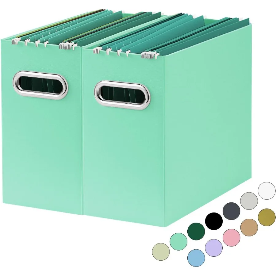 File Organizer 2 Packs Small Storage Box Cardboard File Folder Organizer Collapsible File Box for Hanging File Folders Letter S
File Organizer 2 Packs Small Storage Box Cardboard File Folder Organizer Collapsible File Box for Hanging File Folders Letter S