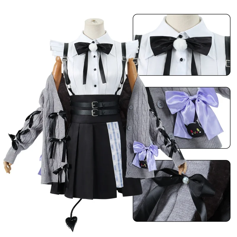 1-Pc Uniform Anime Cosplay Set - for Comic Con, Festivals, Theme Parties, Stage Performances & Carnivals,Vtuber Tokoyami Towa
1-Pc Uniform Anime Cosplay Set - for Comic Con, Festivals, Theme Parties, Stage Performances & Carnivals,Vtuber Tokoyami Towa