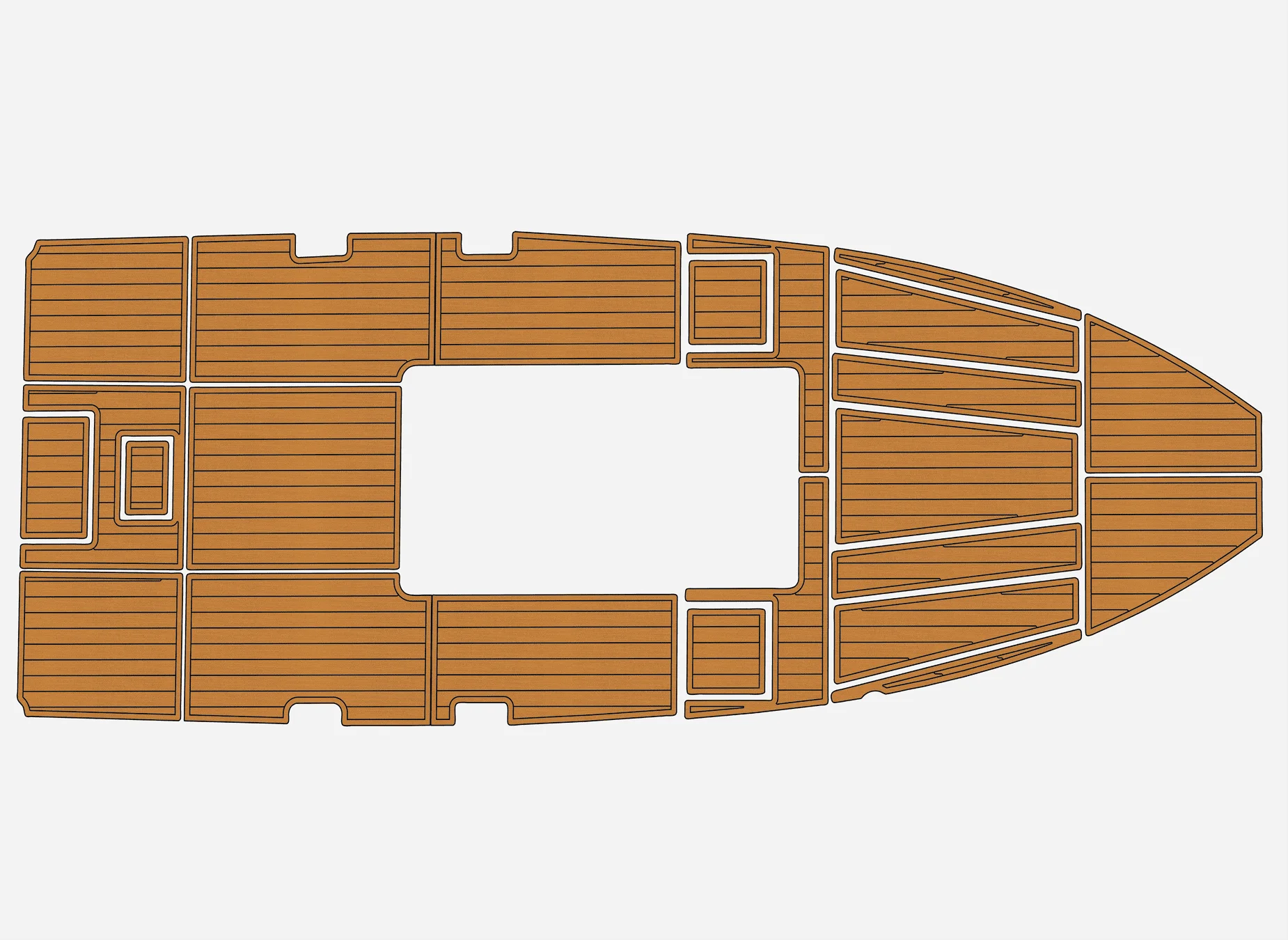 Нескользящий коврик из морского искусственного тикового EVA -2001 Mako 25, самоклеящаяся подкладка для палубы лодки 1/4 дюйма (6 мм) для кабины и палубы
Нескользящий коврик из морского искусственного тикового EVA -2001 Mako 25, самоклеящаяся подкладка для палубы лодки 1/4 дюйма (6 мм) для кабины и палубы