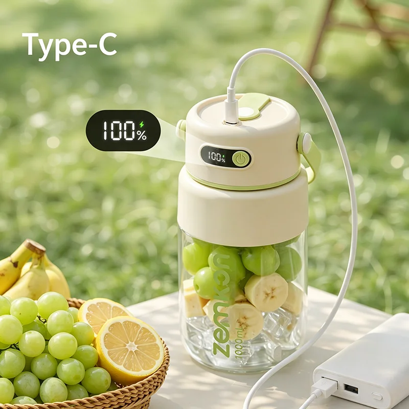 1000ML USB Portable Electric Juicer Blender Fruit Smoothie Maker Multifunctional Mixer forFresh Juice
1000ML USB Portable Electric Juicer Blender Fruit Smoothie Maker Multifunctional Mixer forFresh Juice