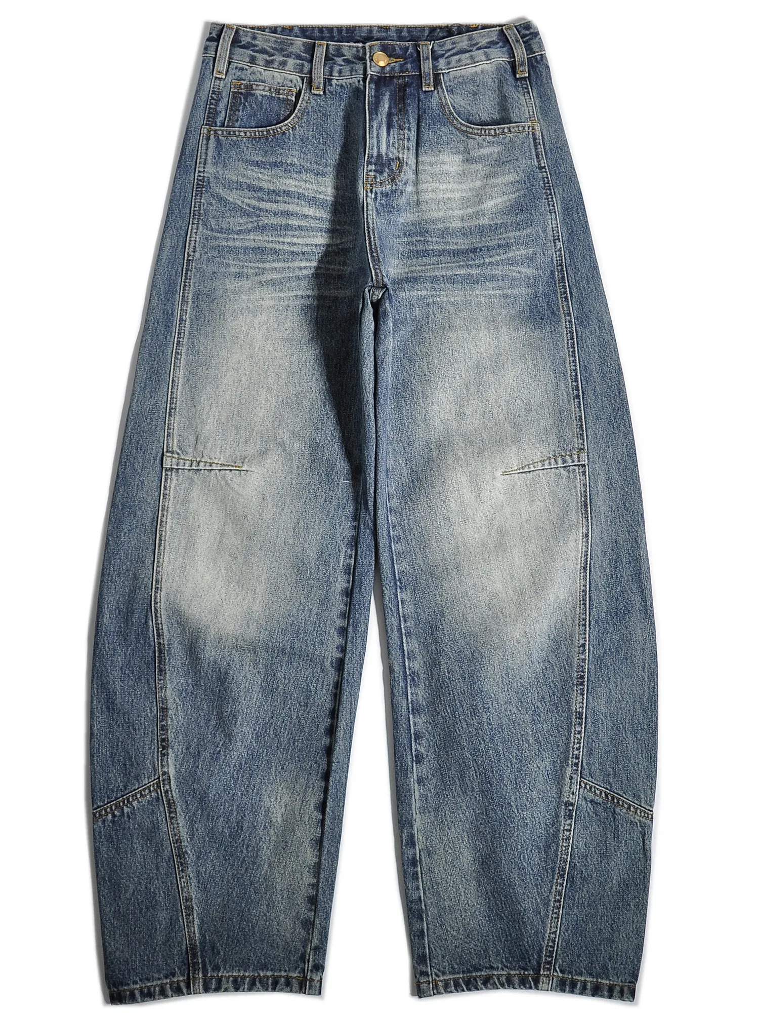 Американские ретро High Street сращивание изогнутая рабочая одежда джинсы повседневные свободные прямые брюки
Американские ретро High Street сращивание изогнутая рабочая одежда джинсы повседневные свободные прямые брюки