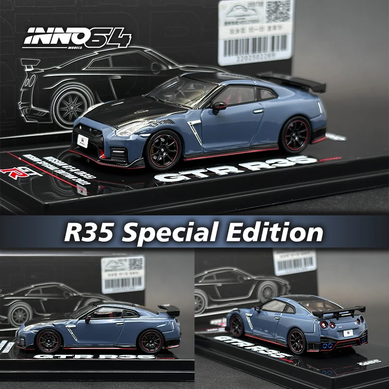 INNO в наличии 1:64 GTR R35 Специальный выпуск литый под давлением Коллекционная модель автомобиля Миниатюрная игрушка
INNO в наличии 1:64 GTR R35 Специальный выпуск литый под давлением Коллекционная модель автомобиля Миниатюрная игрушка