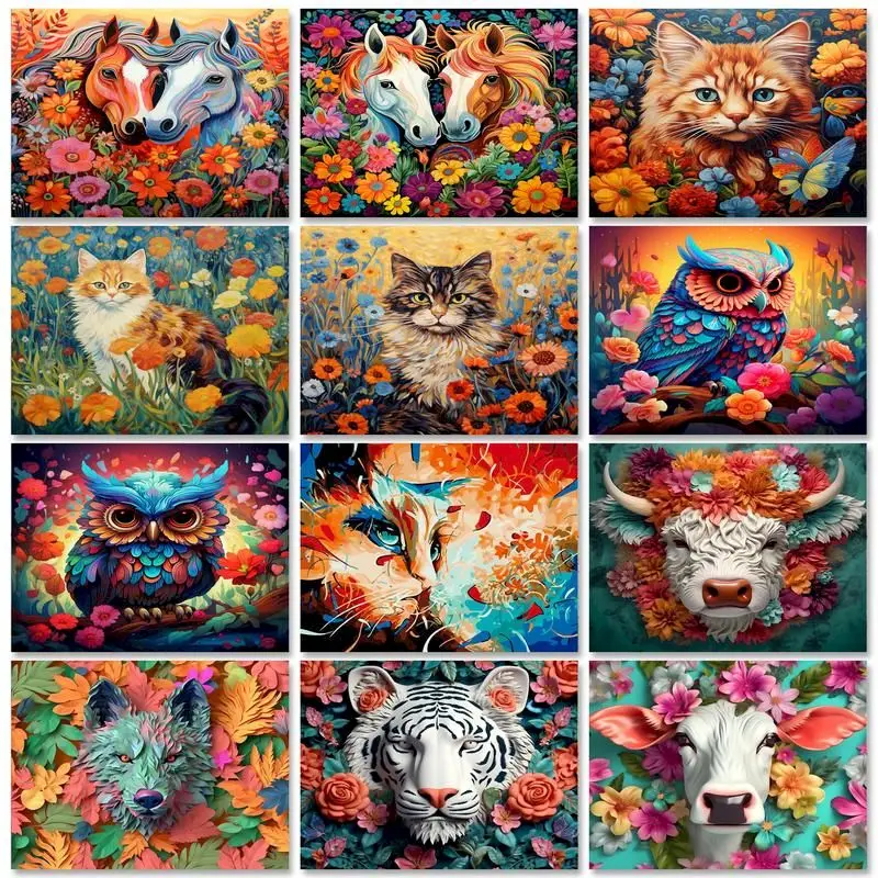 GATYZTORY Oil Painting By Numbers Paint Kit Floral Animals Painting Numbers Adults Crafts Drawing By Numbers Painting Decor
GATYZTORY Oil Painting By Numbers Paint Kit Floral Animals Painting Numbers Adults Crafts Drawing By Numbers Painting Decor
