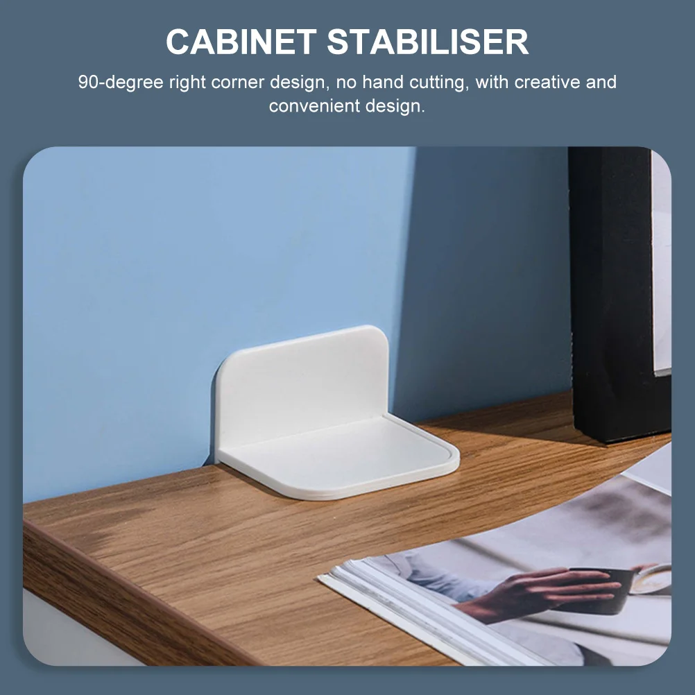 4pcs Anti-Shake Fixer Cabinet Stabilizer Strong Hips Material 90-Degree Corner Design Easy Installation Traceless Fixer For
4pcs Anti-Shake Fixer Cabinet Stabilizer Strong Hips Material 90-Degree Corner Design Easy Installation Traceless Fixer For