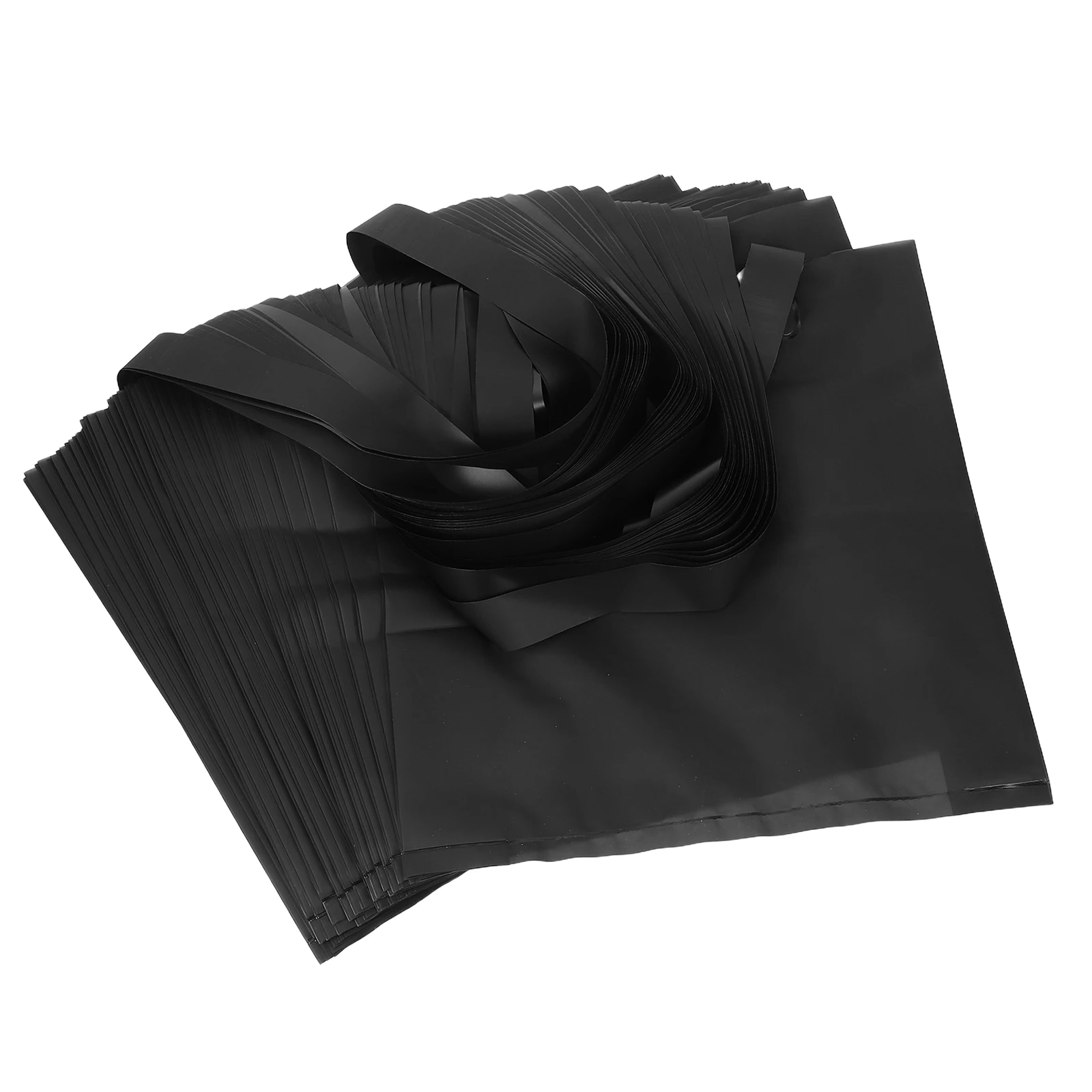 50pcs Clothing Shopping Bag Medium Frosted Reusable Tote Bags Stylish Simple Black Shoulder Women Woven Aesthetic Grocery Heavy
50pcs Clothing Shopping Bag Medium Frosted Reusable Tote Bags Stylish Simple Black Shoulder Women Woven Aesthetic Grocery Heavy