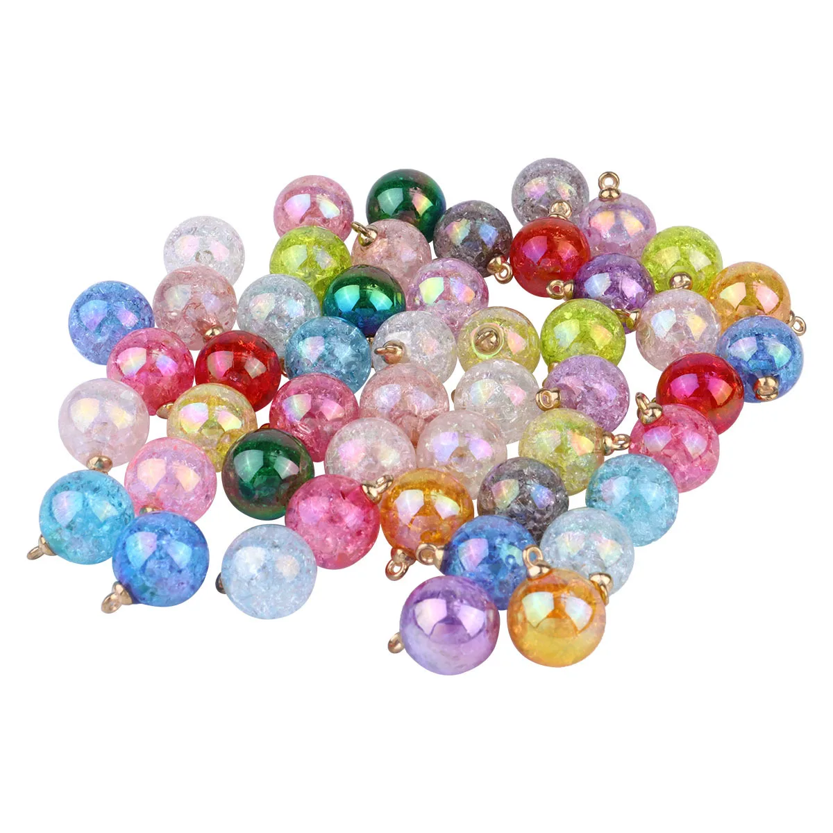 50Pcs Colorful Resin Acrylic Alloy Pendant Beads Shiny Candy Colors Lightweight Durable for DIY Jewelry Making Earrings
50Pcs Colorful Resin Acrylic Alloy Pendant Beads Shiny Candy Colors Lightweight Durable for DIY Jewelry Making Earrings