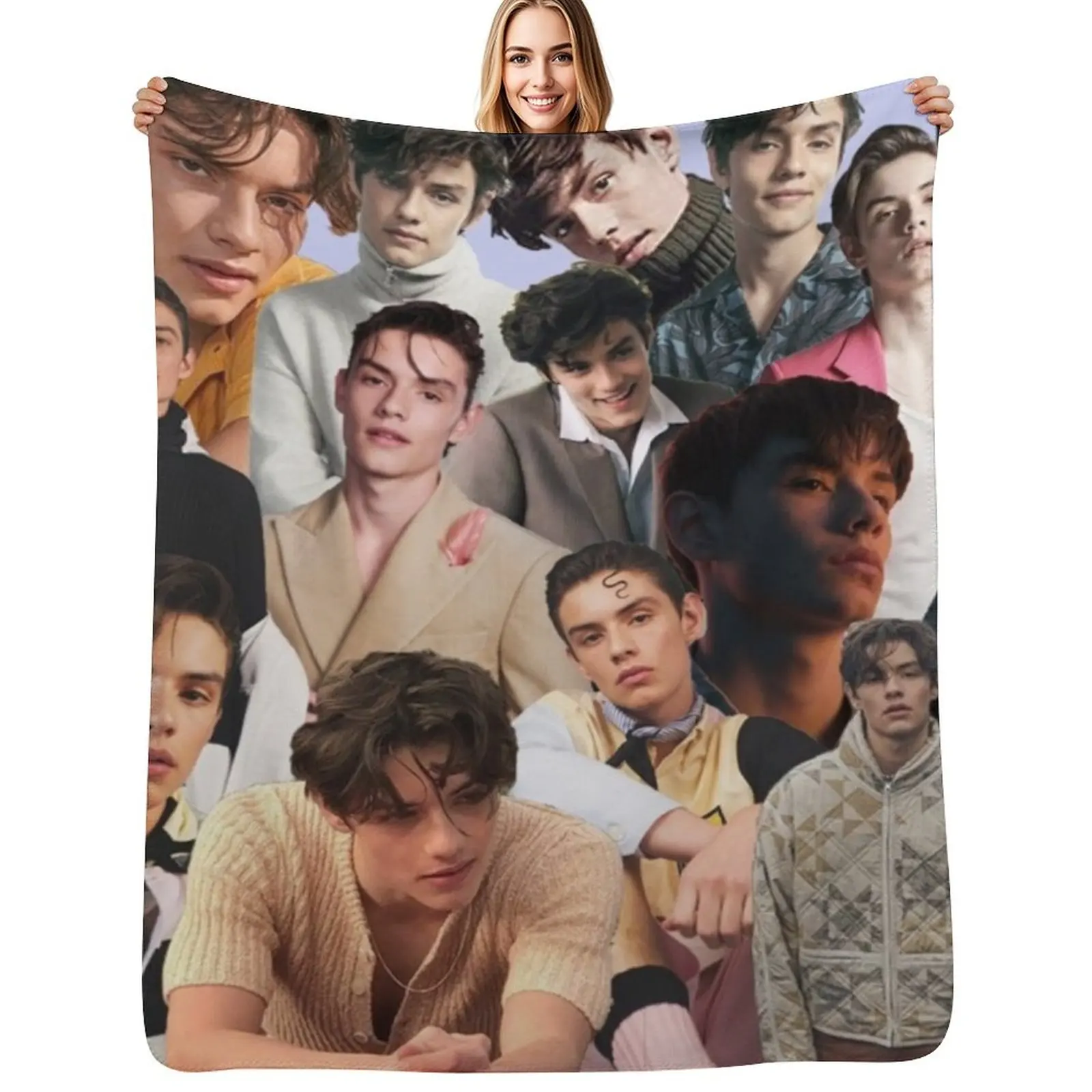 Louis Partridge Photo Collage Throw Blanket Versatile Cozy Throw Blanket for All Occasions
Louis Partridge Photo Collage Throw Blanket Versatile Cozy Throw Blanket for All Occasions