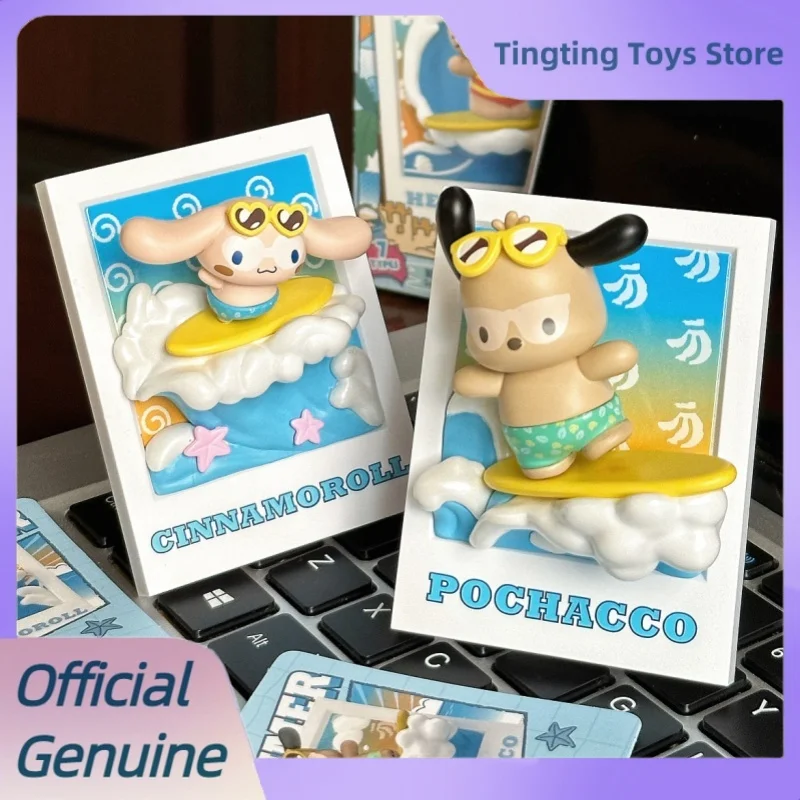 Подлинная Sanrio, летняя серия для серфинга, слепая коробка, магнитные магниты на холодильник, милая фигурка, настольные украшения, игрушки, загадочная коробка, подарок 
Подлинная Sanrio, летняя серия для серфинга, слепая коробка, магнитные магниты на холодильник, милая фигурка, настольные украшения, игрушки, загадочная коробка, подарок