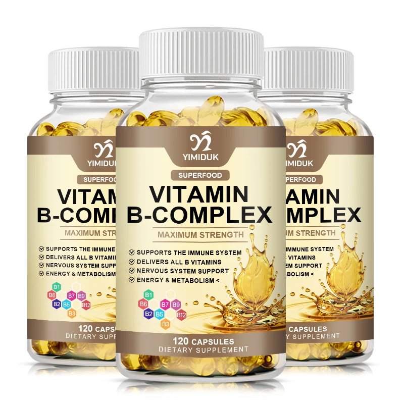 Vitamin B-Complex Supplement-B1 B2 B3 B5 B6 B9 B12 Folic Acid & Biotin, Immune & Energy Support,Reduce Stress, Improve Digestion
Vitamin B-Complex Supplement-B1 B2 B3 B5 B6 B9 B12 Folic Acid & Biotin, Immune & Energy Support,Reduce Stress, Improve Digestion