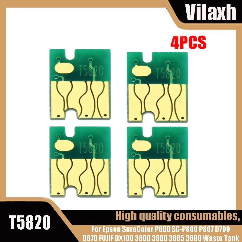 T582000 T5820 Maintenance Tank Chip For Epson SureColor P800 SC-P800 P807 D700 D870 FUJIF DX100 3800 3880 3885 3890 Waste Tank
T582000 T5820 Maintenance Tank Chip For Epson SureColor P800 SC-P800 P807 D700 D870 FUJIF DX100 3800 3880 3885 3890 Waste Tank