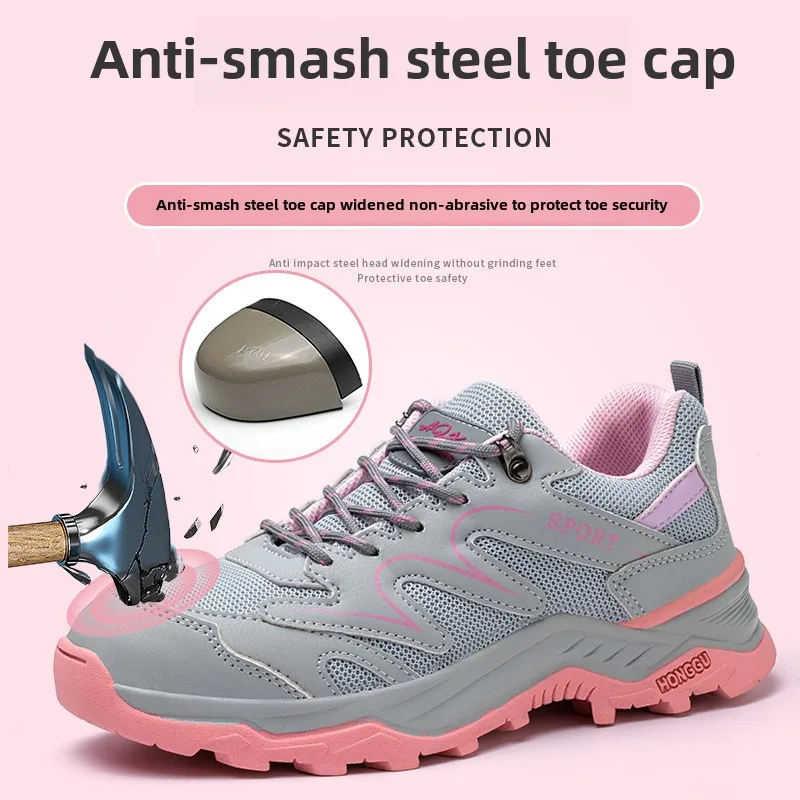 Women's Work Shoes Anti-smashing and Anti-piercing Labor Insurance Shoes Breathable and Lightweight Casual Labor Insurance Shoes
Women's Work Shoes Anti-smashing and Anti-piercing Labor Insurance Shoes Breathable and Lightweight Casual Labor Insurance Shoes