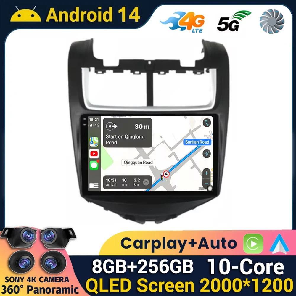 Android 14 Carplay Auto Car Radio For Chevy Chevrolet AVEO 2014 2015 2016 2017 Multimedia Player Navigation GPS Stereo WIFI+4G
Android 14 Carplay Auto Car Radio For Chevy Chevrolet AVEO 2014 2015 2016 2017 Multimedia Player Navigation GPS Stereo WIFI+4G