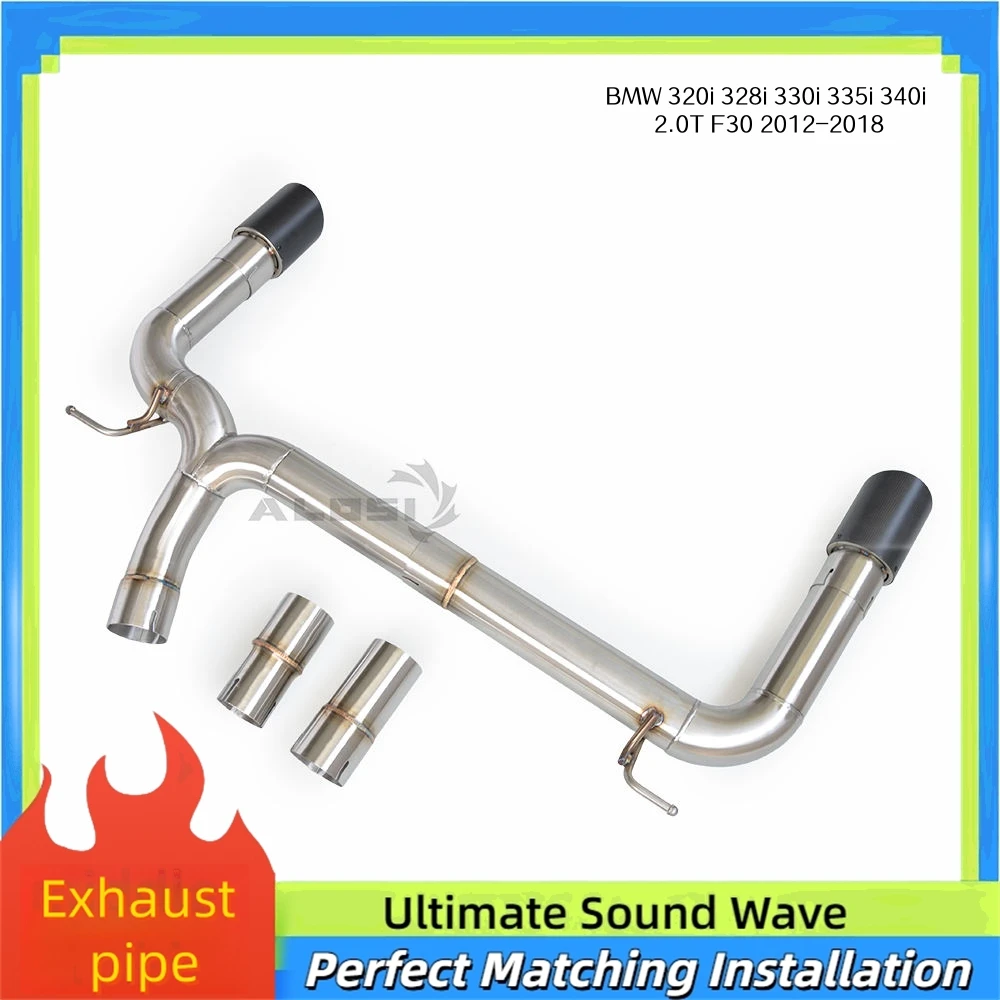 Stainless Steel Cat-back Exhaust Pipes for BMW 320i 328i 330i 335i 340i 2.0T F30 2012-2018 Racing Performance Without Mufflers
Stainless Steel Cat-back Exhaust Pipes for BMW 320i 328i 330i 335i 340i 2.0T F30 2012-2018 Racing Performance Without Mufflers