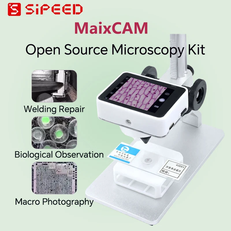 Sipeed MaixCAM open-source electron microscope portable high-definition high magnification for primary secondary school students
Sipeed MaixCAM open-source electron microscope portable high-definition high magnification for primary secondary school students