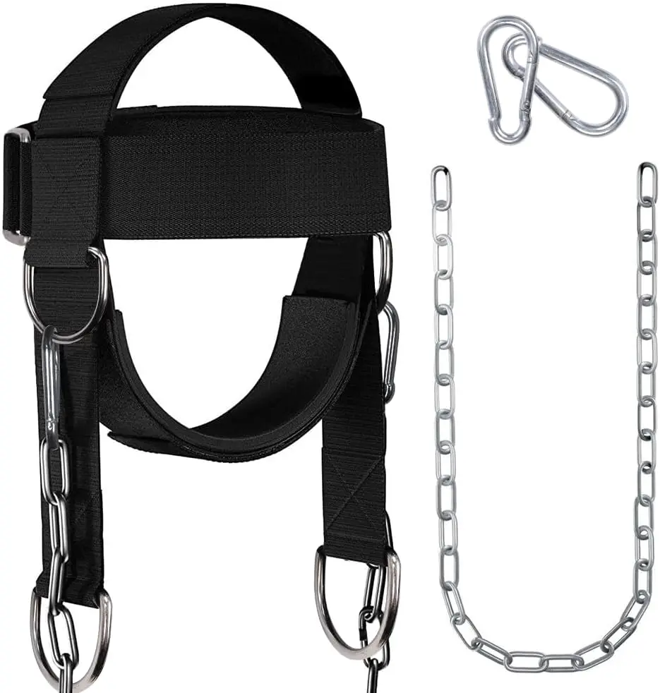Head Neck Lifting Strap with Chain Weight Training Head and Neck Cap Neck Cap For Home Gym Weightlifting Barbell Workout
Head Neck Lifting Strap with Chain Weight Training Head and Neck Cap Neck Cap For Home Gym Weightlifting Barbell Workout