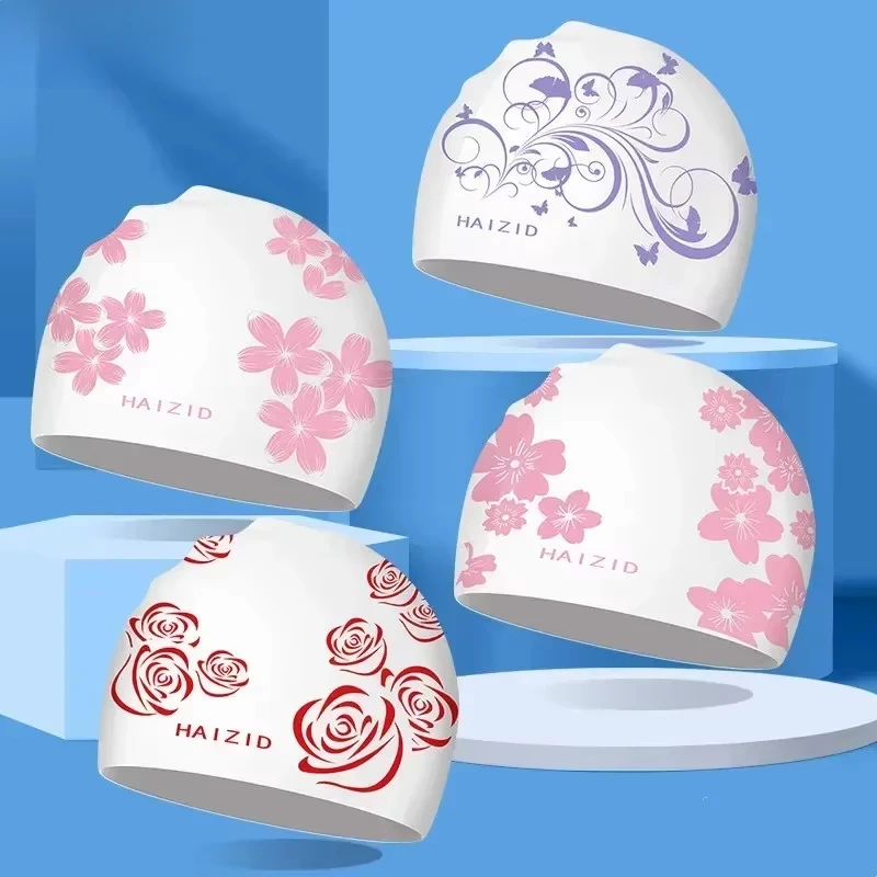 New Fashion Printed Swimming Caps for Women Soft Silicone Waterproof Swim Caps Large Size Ear Protection Long Hair Swimming Hats
New Fashion Printed Swimming Caps for Women Soft Silicone Waterproof Swim Caps Large Size Ear Protection Long Hair Swimming Hats