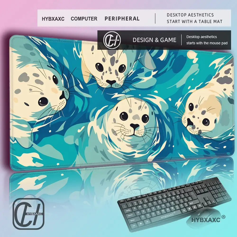 HYBXAXC Seal Cartoon Mouse Pad Large Computer Office Game Table Mat Rubber Non-slip Stitched Edge Keyboard Mats Long Desk Pads
HYBXAXC Seal Cartoon Mouse Pad Large Computer Office Game Table Mat Rubber Non-slip Stitched Edge Keyboard Mats Long Desk Pads