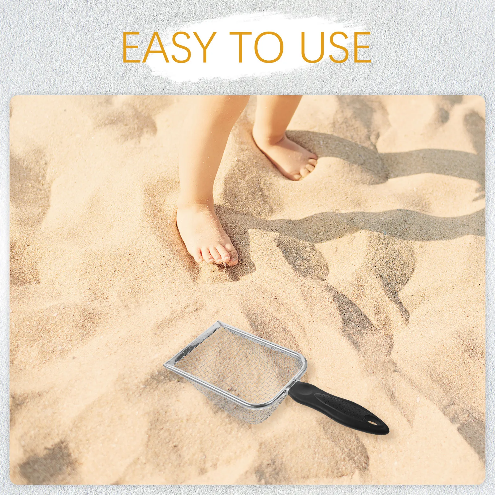 Детская лопатка-фильтр для песка, портативная, из нержавеющей стали, для очистки еды, пляжная, легкая, для игр на открытом воздухе
Детская лопатка-фильтр для песка, портативная, из нержавеющей стали, для очистки еды, пляжная, легкая, для игр на открытом воздухе