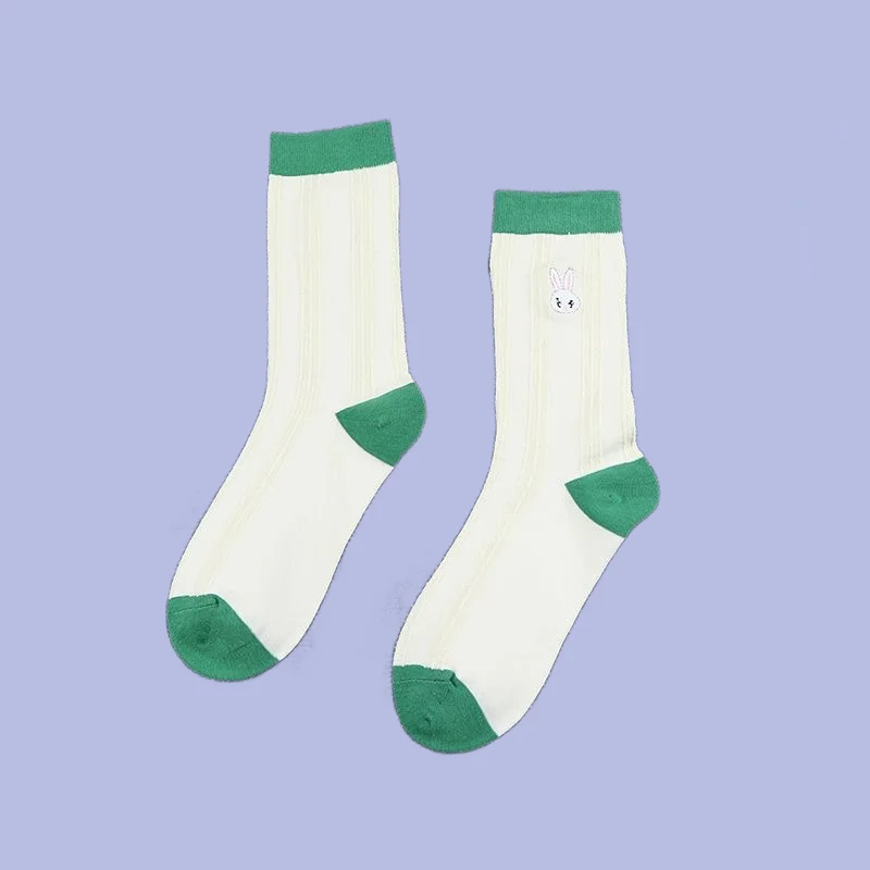 2/4 Pairs Women's Mid-Tube Socks Spring Autumn Winter Cotton Socks Japanese Fresh Flowers Sweet Sports Socks Green Socks
2/4 Pairs Women's Mid-Tube Socks Spring Autumn Winter Cotton Socks Japanese Fresh Flowers Sweet Sports Socks Green Socks