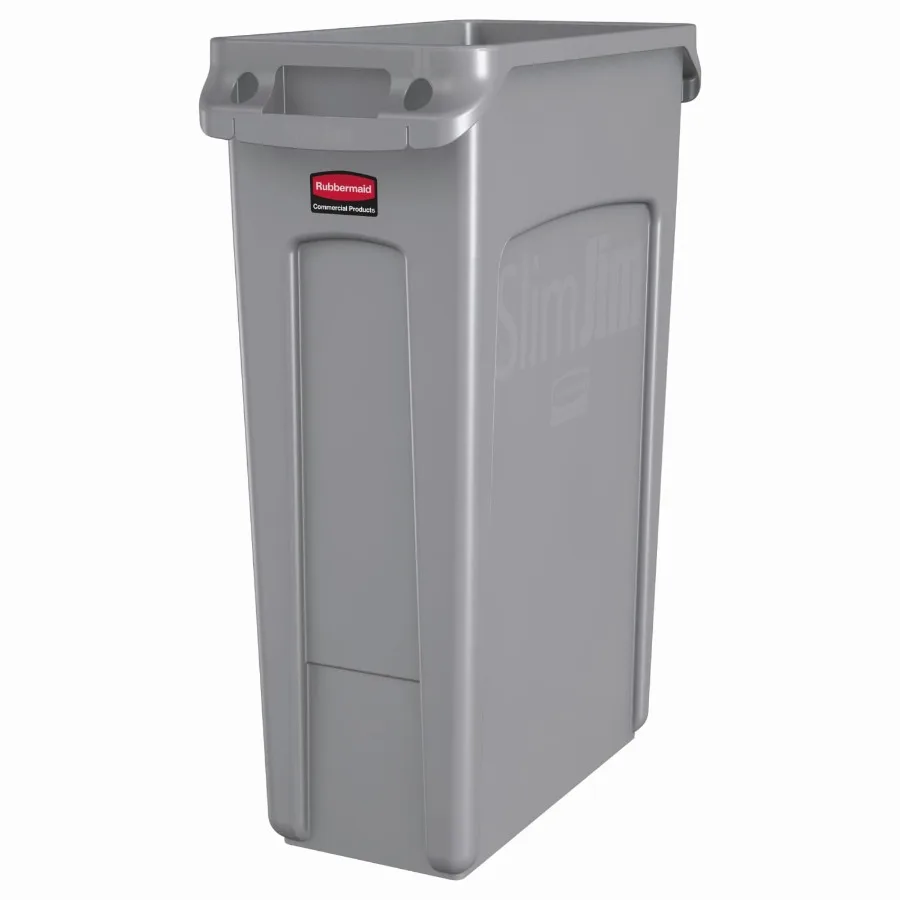 Vented Slim Jim 23 Gal Gray Waste Bin for Office Kitchen Home Use Slim Design with Ventilation for Odor Control and Easy Dispos
Vented Slim Jim 23 Gal Gray Waste Bin for Office Kitchen Home Use Slim Design with Ventilation for Odor Control and Easy Dispos