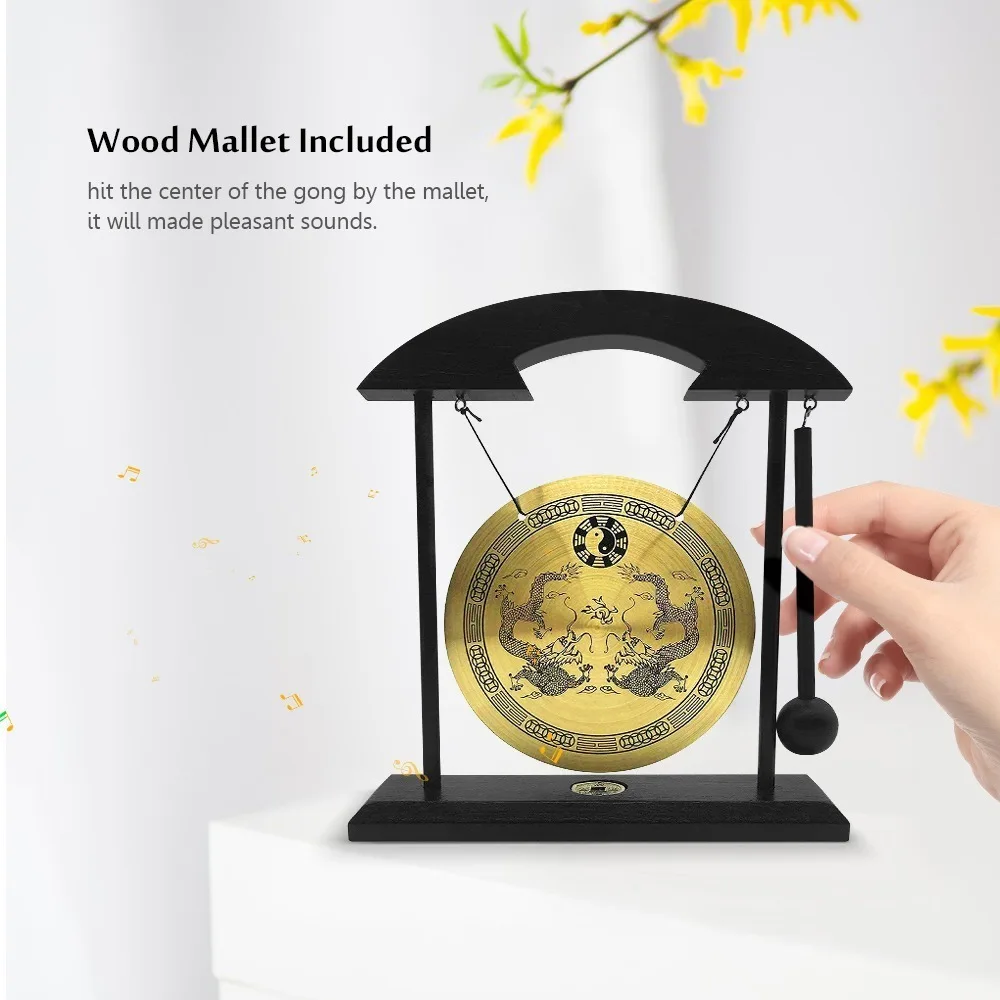 Desktop Mini Desktop Gong With Mallet Zen Art Percussion Instruments Chinese Gossip Chart Table Wind Chime
Desktop Mini Desktop Gong With Mallet Zen Art Percussion Instruments Chinese Gossip Chart Table Wind Chime