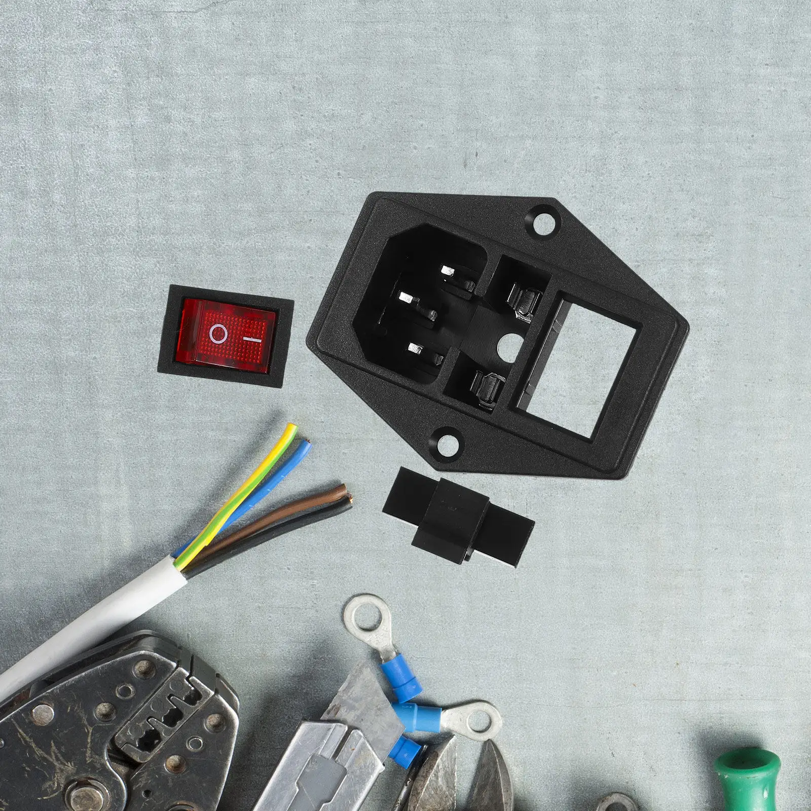 2 set Indicator Rocker Power Socket Fused Outlet Box For Home Office Ac Socket Power Switch Panel Module Switch
2 set Indicator Rocker Power Socket Fused Outlet Box For Home Office Ac Socket Power Switch Panel Module Switch