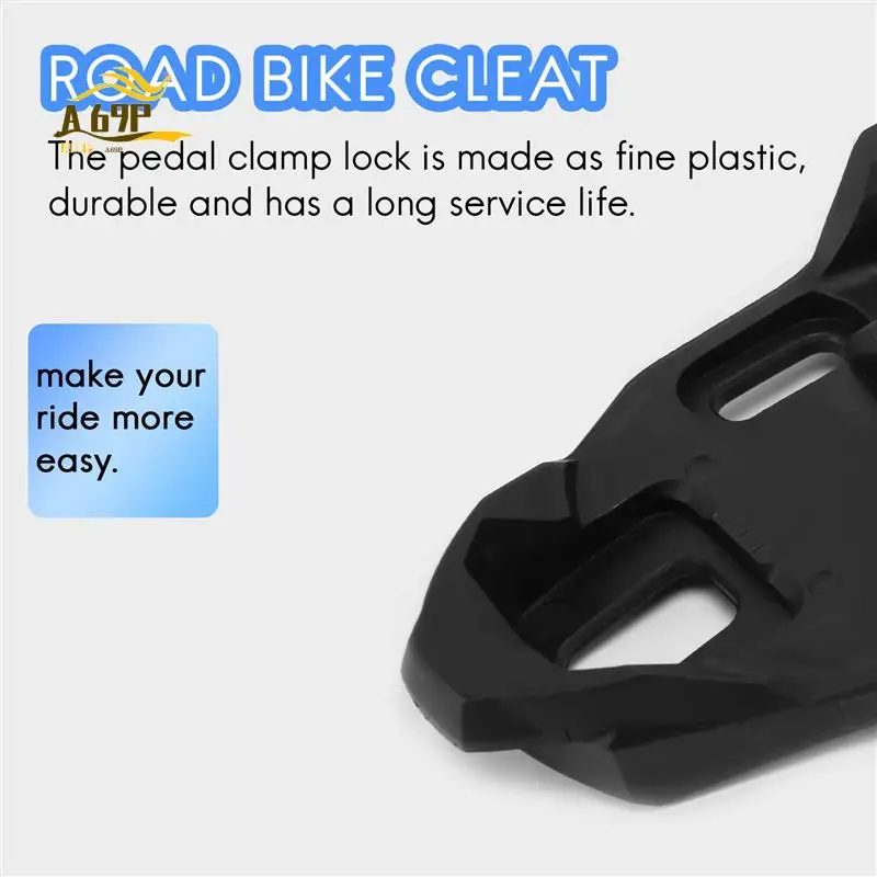 A69P-4Pcs Bike Cleat Set Plastic Black Road Bike Cycling Pedal Cleat Lock Replacement For Time Iclic/X-Presso Pedal
A69P-4Pcs Bike Cleat Set Plastic Black Road Bike Cycling Pedal Cleat Lock Replacement For Time Iclic/X-Presso Pedal