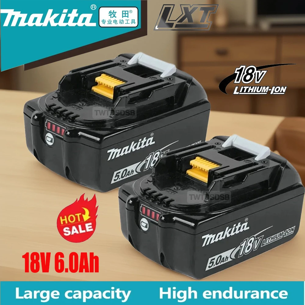 Brand 100% original Makita 18V6.0Ah battery, Makita LXT BL1860B BL1860BL1850 BL1830 replaceable rechargeable power tool battery
Brand 100% original Makita 18V6.0Ah battery, Makita LXT BL1860B BL1860BL1850 BL1830 replaceable rechargeable power tool battery