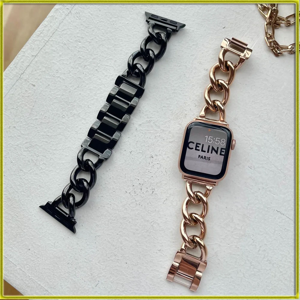 Brand New Watch Strap for Apple Watch iwatch 1/2/3/4/5/6/7 Three-dimensional Chain Stainless Steel Strap for watch7123456se
Brand New Watch Strap for Apple Watch iwatch 1/2/3/4/5/6/7 Three-dimensional Chain Stainless Steel Strap for watch7123456se