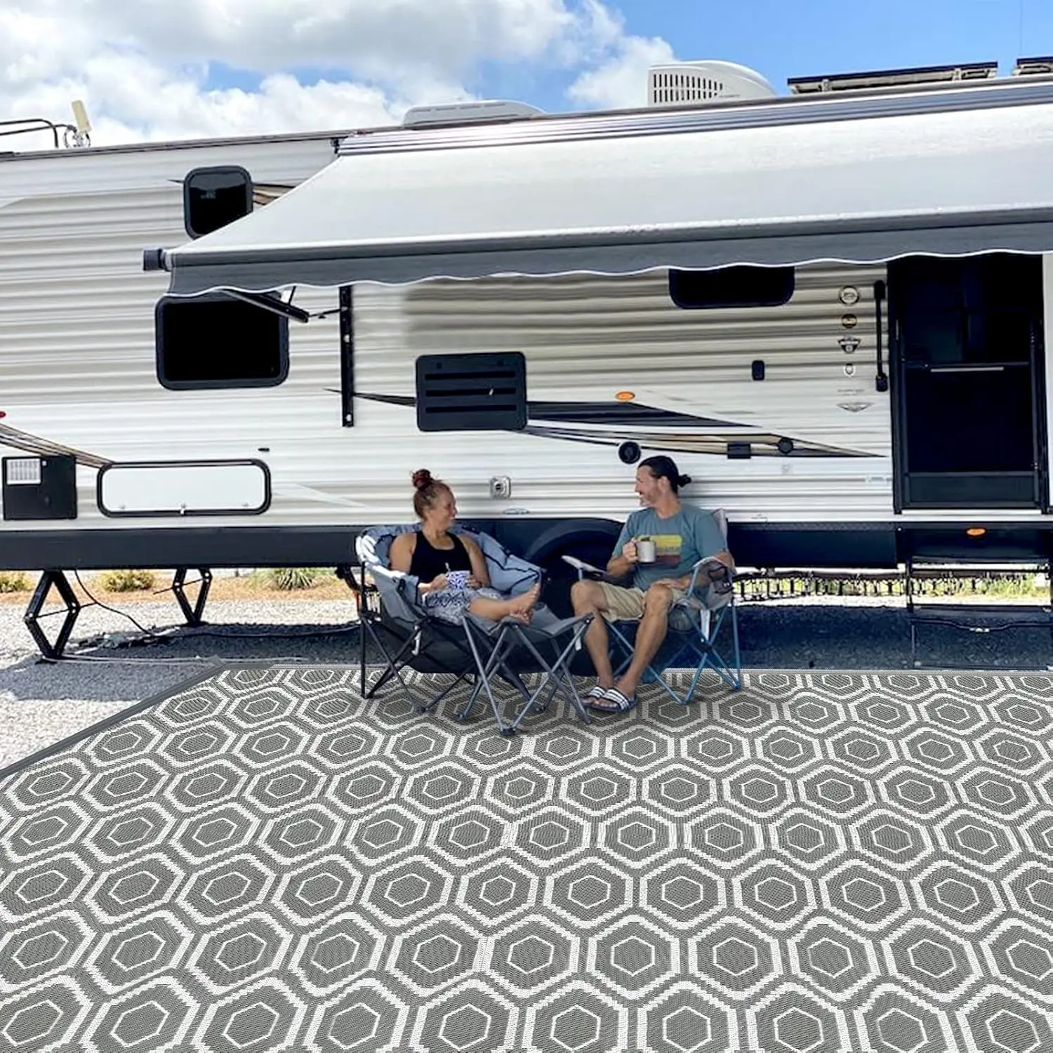 9x18 ft Outdoor Camping Rug, Waterproof Plastic Straw Mat for Patio, RV, Beach, Backyard, Deck, Picnic, Trailer
9x18 ft Outdoor Camping Rug, Waterproof Plastic Straw Mat for Patio, RV, Beach, Backyard, Deck, Picnic, Trailer
