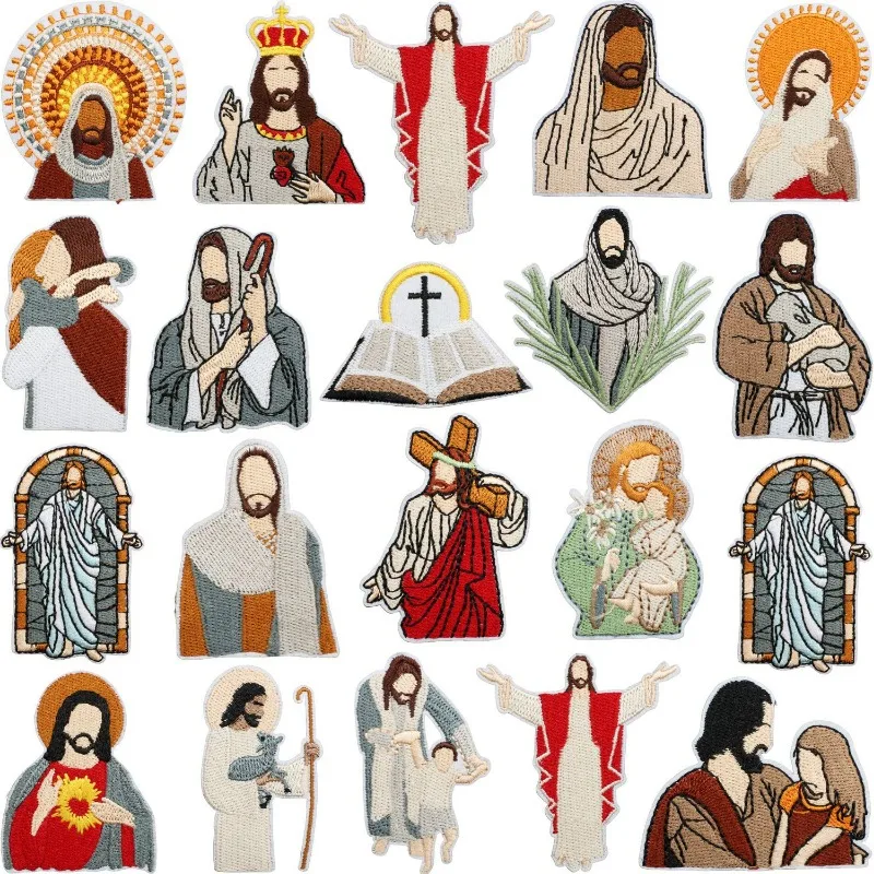 Jesus God Positive Iron-on Embroidered Badge Patch for DIY T-shirt Backpack Clothing Appliques Sticker
Jesus God Positive Iron-on Embroidered Badge Patch for DIY T-shirt Backpack Clothing Appliques Sticker