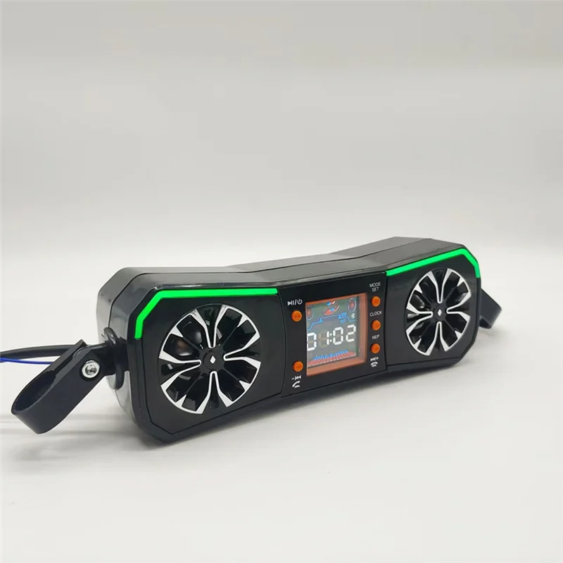 MP3 Player Wireless Stereo Audio System 12V Motorcycle Speaker Handlebar Mount AUX-In USB FM Radio Player
MP3 Player Wireless Stereo Audio System 12V Motorcycle Speaker Handlebar Mount AUX-In USB FM Radio Player